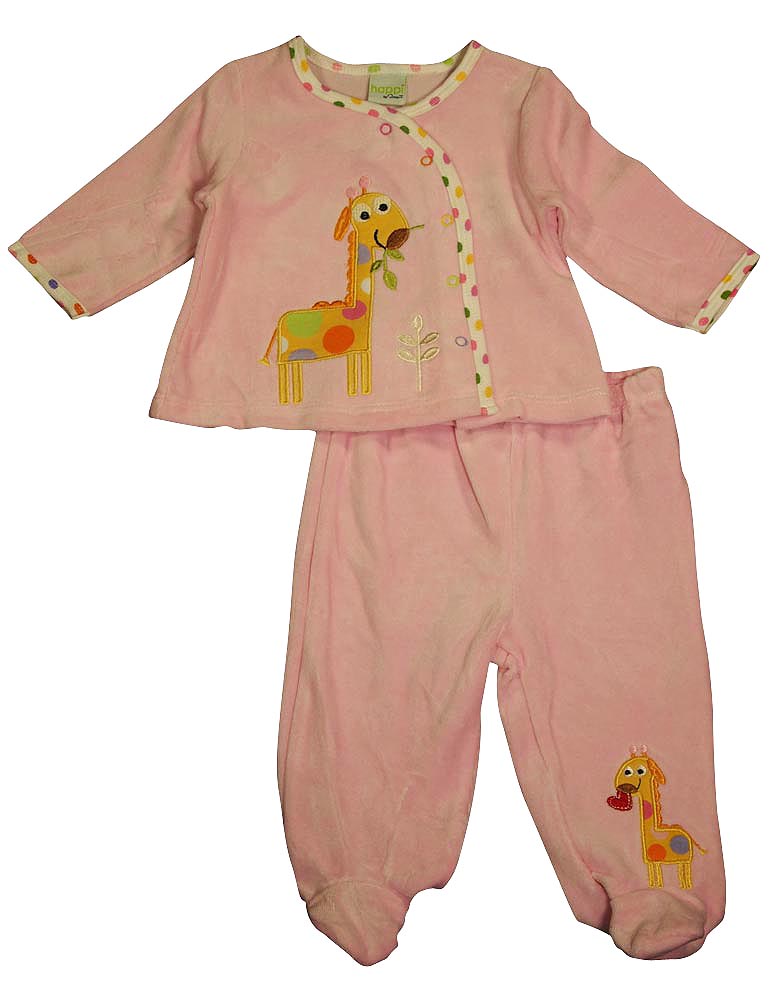 Happi by Dena Baby Boys Newborn 4 Piece Bodysuit Cardigan Pant and Hat Set 