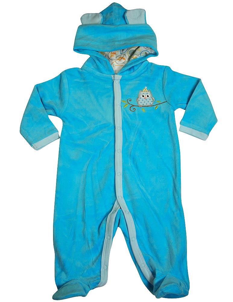 Happi by Dena Baby Boys Newborn One Piece Long Sleeve Footed Coverall - Picture 6 of 13