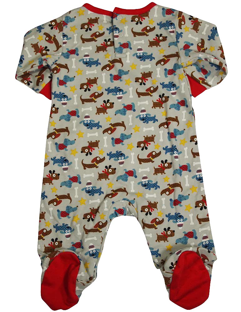 Happi by Dena Baby Boys Newborn One Piece Long Sleeve Footed Coverall - Picture 13 of 13