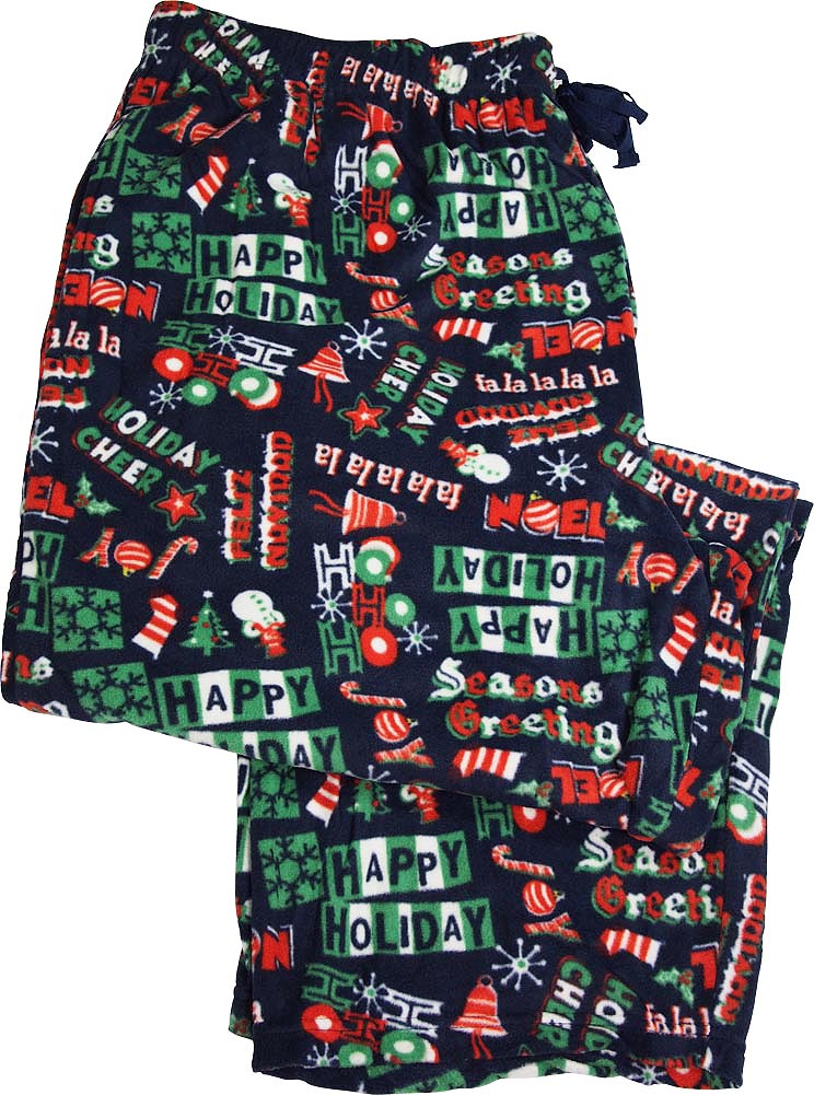 fruit of the loom men's fleece pajama pant