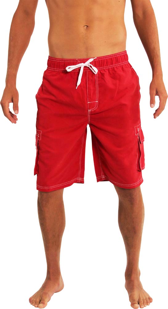 Neu leicht unregelmäßige Norty Herren Cargo gestreifte Board kurze Badehose - Bild 2 von 2
