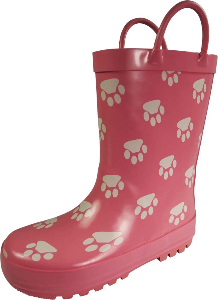 Solid /& Printed Rainboots NORTY Waterproof Rubber Rain Boots for Girls /& Boys Toddlers /& Big Kids