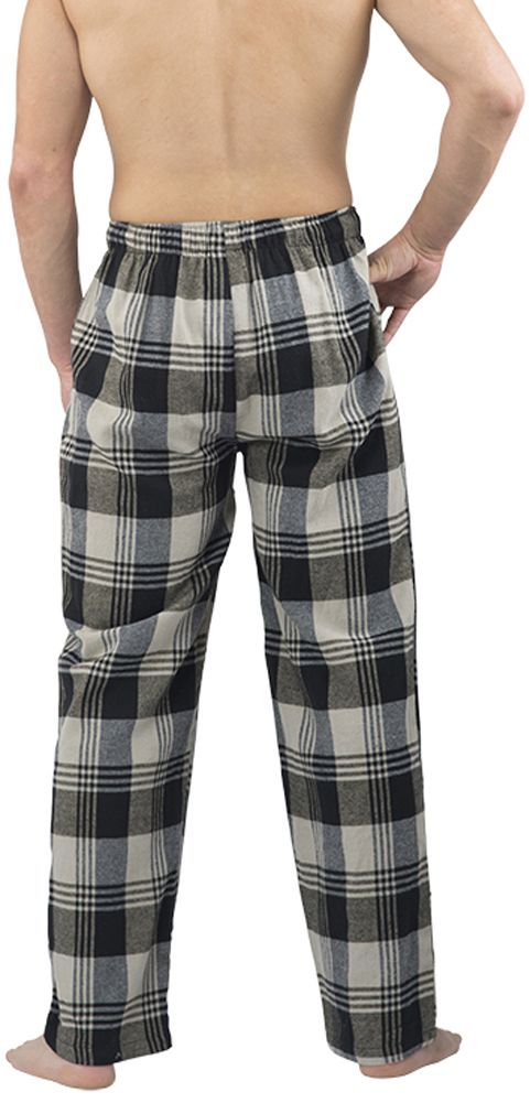 Norty Mens Cotton Poly Blend Yarn Flannel Pajama Lounge Sleep Pant