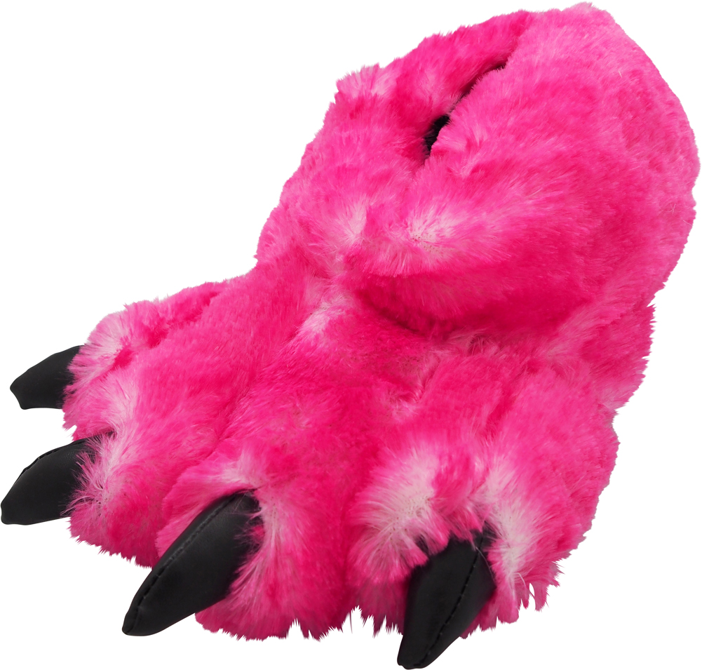 Boys and Girls Kids Soft Plush Fun Winter Animal Claw Paw Feet Indoor Slippers