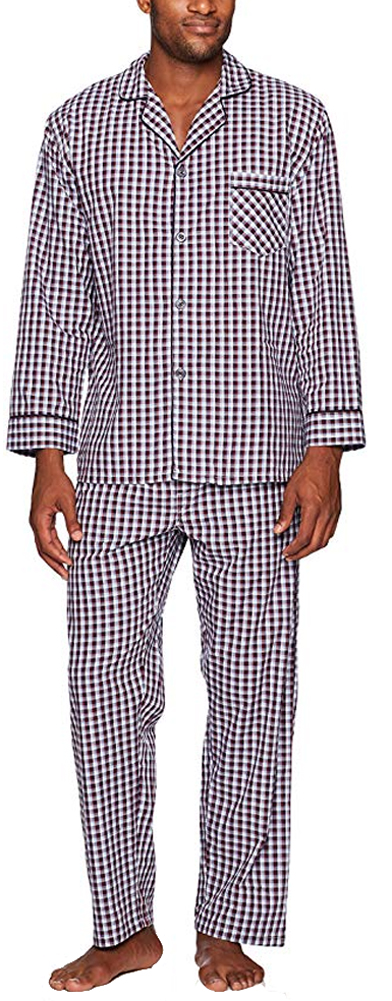 Hanes Mens Broadcloth Pajama Set 