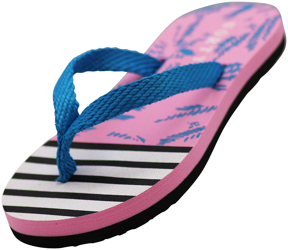 NORTY Girl's Casual Flip Flop Thong Sandals For Beach, Pool or