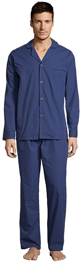 Hanes Mens Big Tall Broadcloth Cotton Blend Pajama Set eBay