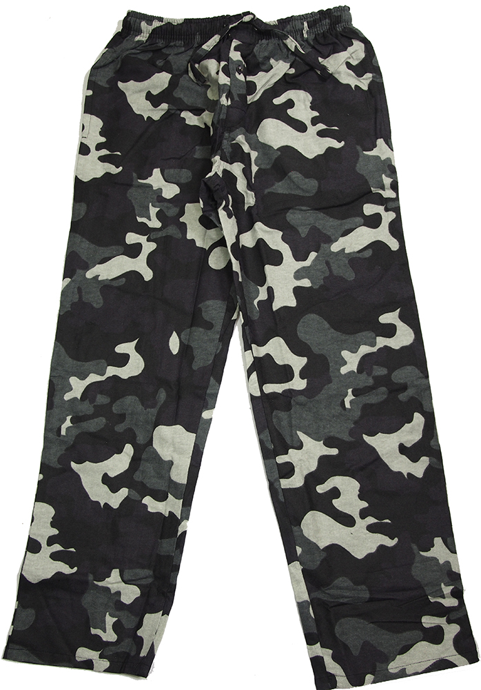 Mens camo flannel online lounge pants