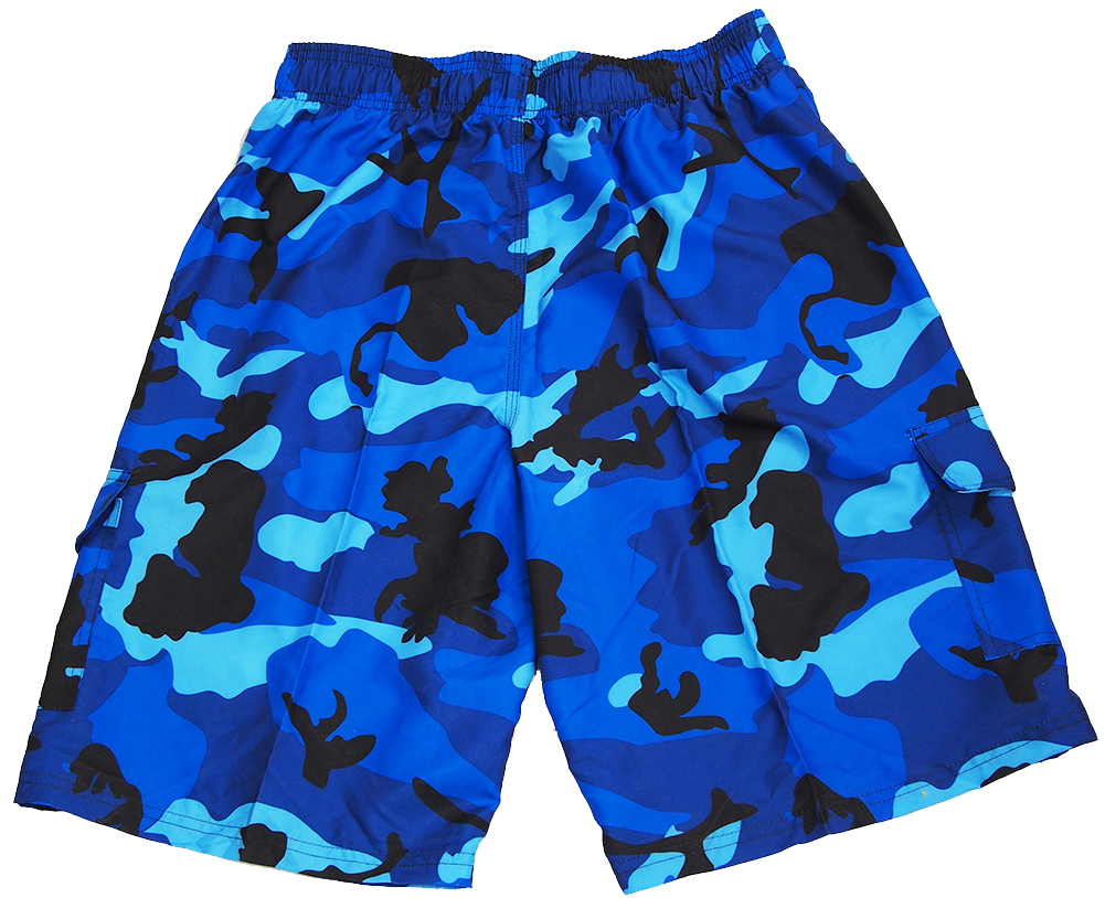 Norty Mens Camouflage Cargo Watershort Swim Suit Boardshort Swim Trunks - Picture 7 of 7