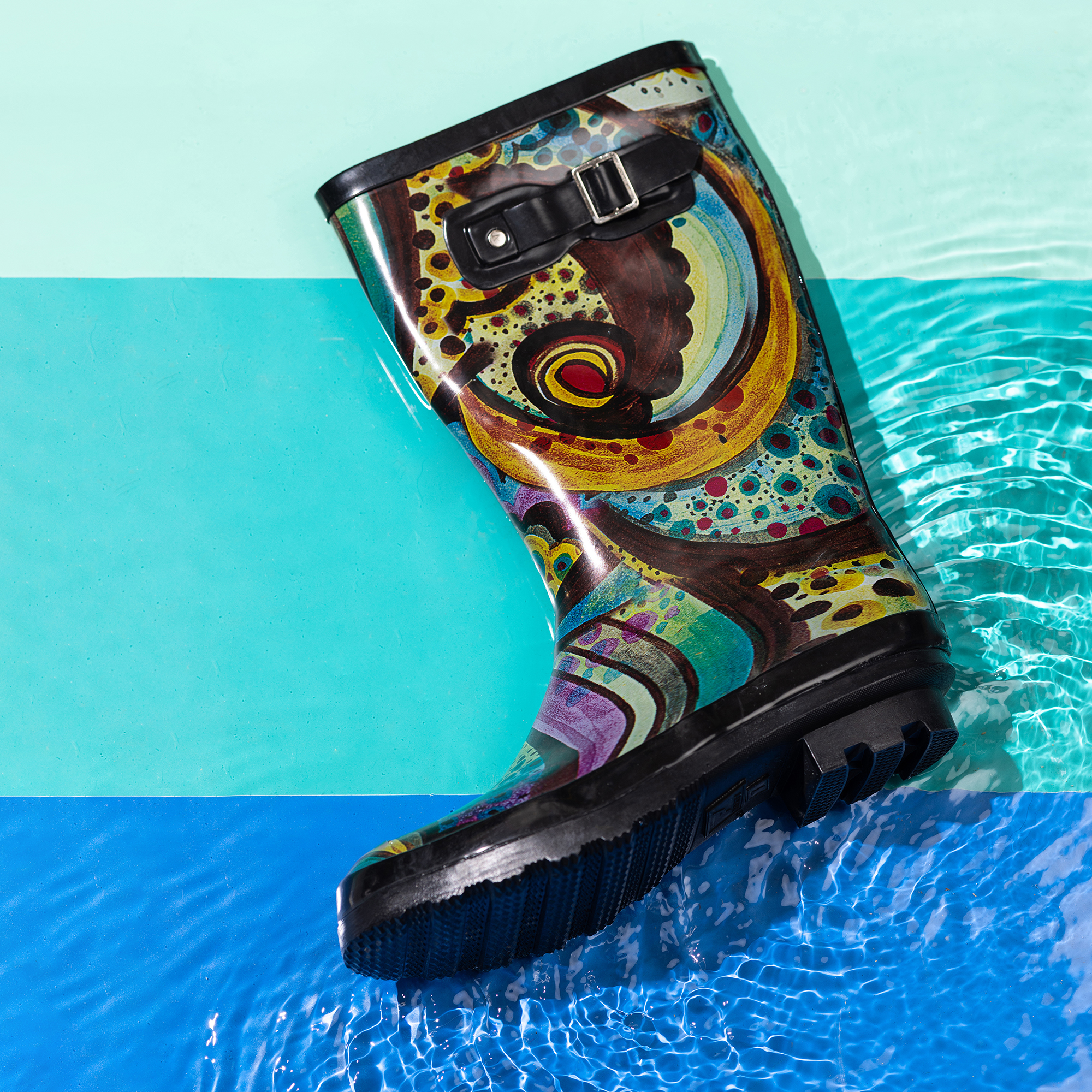 mid height rain boots