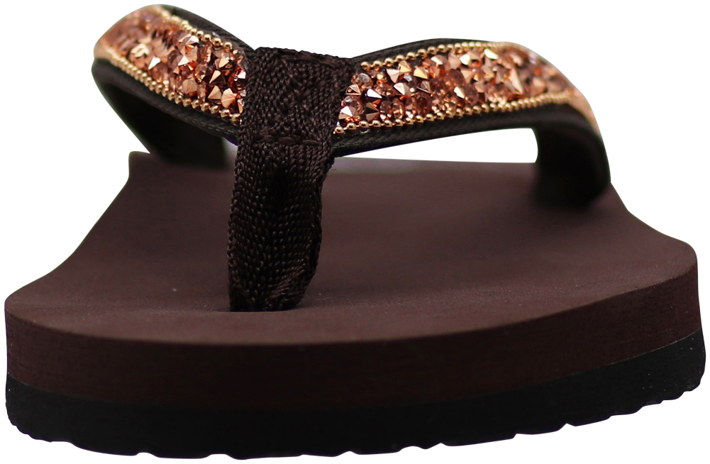 Norty Women's Thong Flip Flop Sandals – Multicolor, For Beach, Pool & Everyday