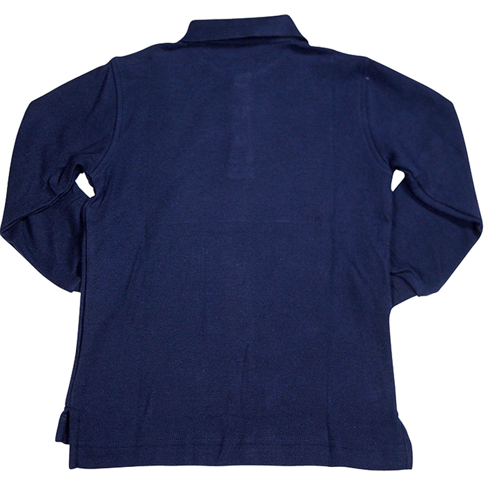 French Toast School Uniform Unisex Long Sleeve Pique Polo Shirt (Sizes ...