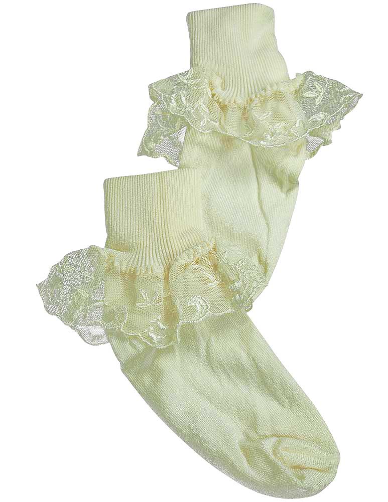 Christian Dior Girls Lace Ruffle Ankle Socks Fancy for Everyday Anytime ...