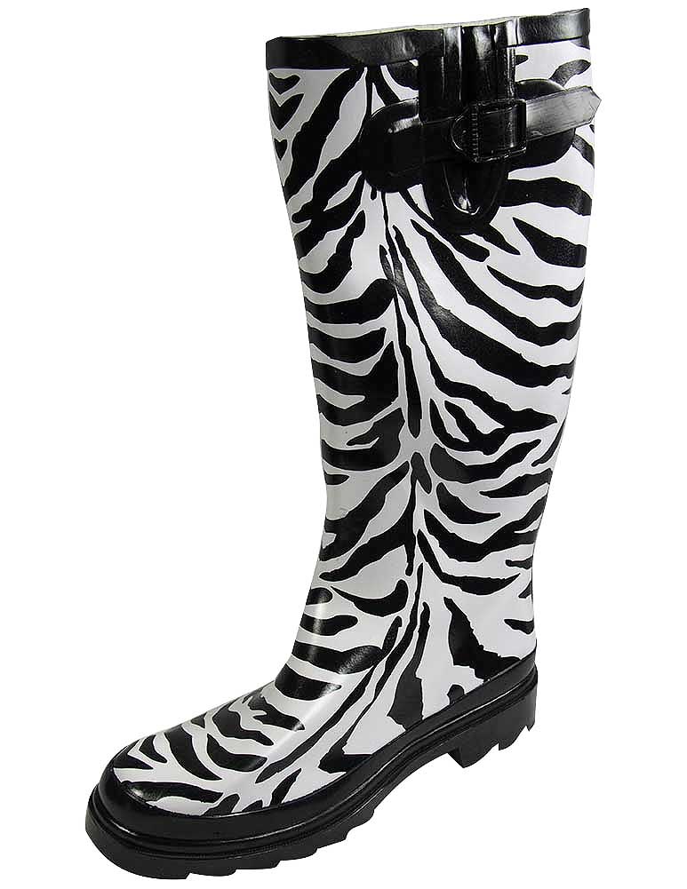 Sunville Women’s Mid Calf Waterproof Rubber Garden Rainboots