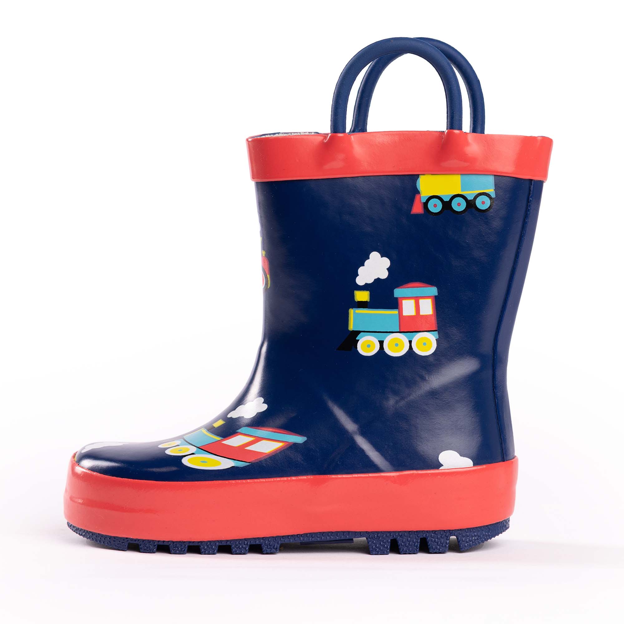 Norty Toddler Little & Big Kid Boys Girls Waterproof Rubber Rain Boots ...