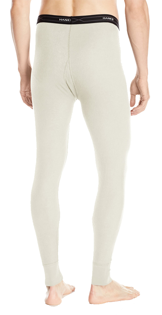 Hanes Men's X-Temp Thermal Underwear Pant - Natural and Black | eBay