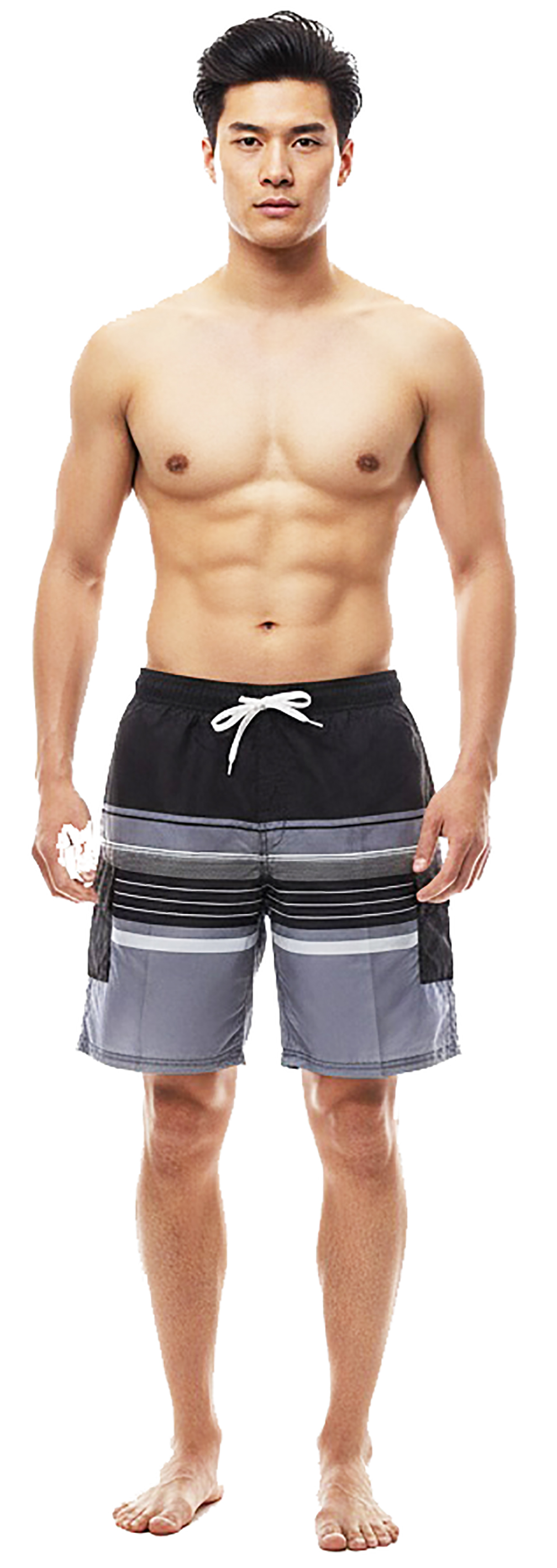 Norty Mens Big Extended Size Swim Trunks - Mens Plus King Size Swimsuit thru 5X