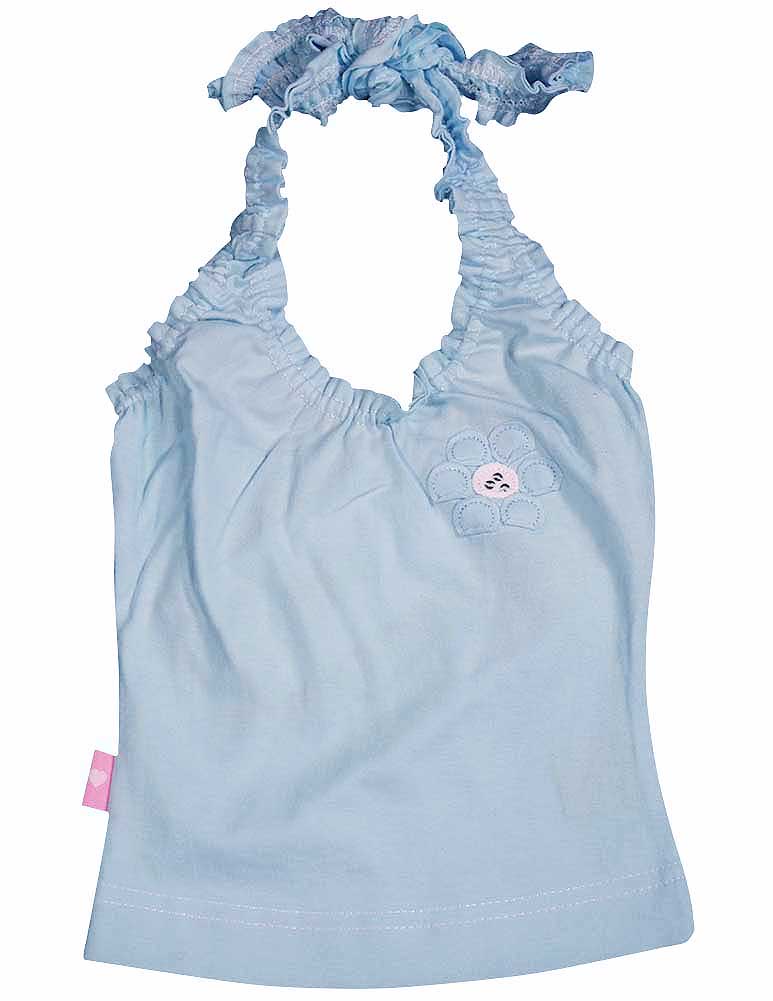 Wild Mango Baby Girls Ribbed Halter Top, Casual Activewear