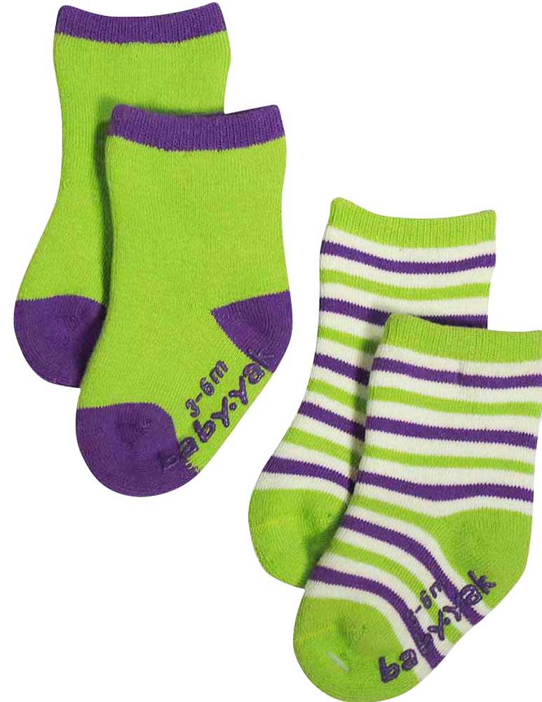 Mack the Yak Newborn Infant Baby Boys Sets Pack of 2 Bootie Socks