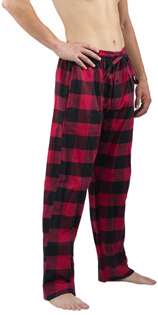 Norty Big Mens Cotton Blend Yarn Flannel Pajama Lounge Sleep Pant - 3XL ...