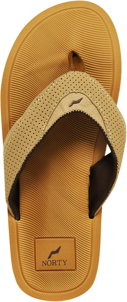 Norty Men's Summer Comfort Casual Thong Flat Flip Flops Sandals Slipper Shoes 40347 12d M Us Black Red