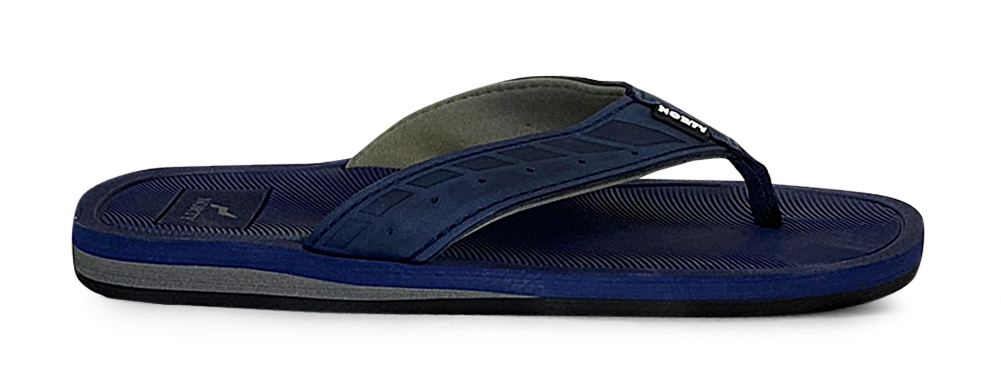 Norty Men’s Arch Support Flip Flop Sandals – Casual Comfort, Synthetic, Slip-On, Multicolor